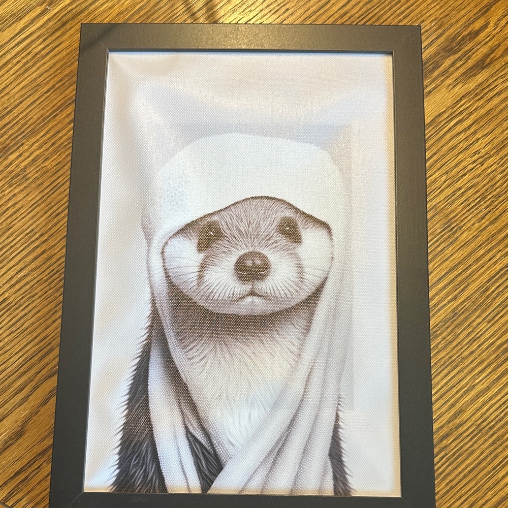 Framed Otter Art Print